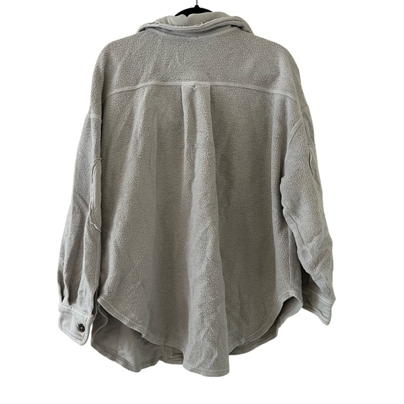 Free People Beige Oversized Jacket - Picture 6 of 8